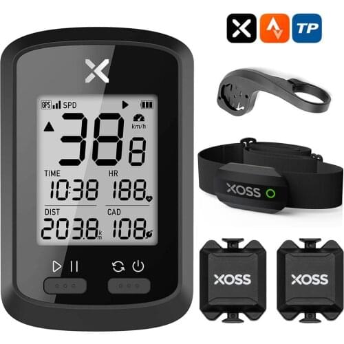XOSS G+ Bicycle Computer Wireless Bike Speedometer Bluetooth ANT+ Cadence Sensor Heart Rate Monitor For Bryton IGPSPORT Odometer