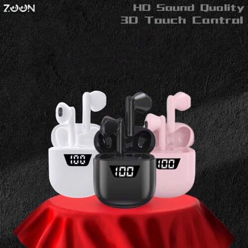 J55 TWS Bluetooth 5.0 Wireless Headphones 9D Hifi Stereo Sound Waterproof Earphones Headset With Microphone For Smartphones