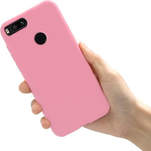 For Xiaomi Mi A1 Case Xiaomi Mi 5X Cover Soft Silicone Light Color Matte TPU Back Cover For Xiaomi Mi A1 Mi5X MiA1 5X Phone Case
