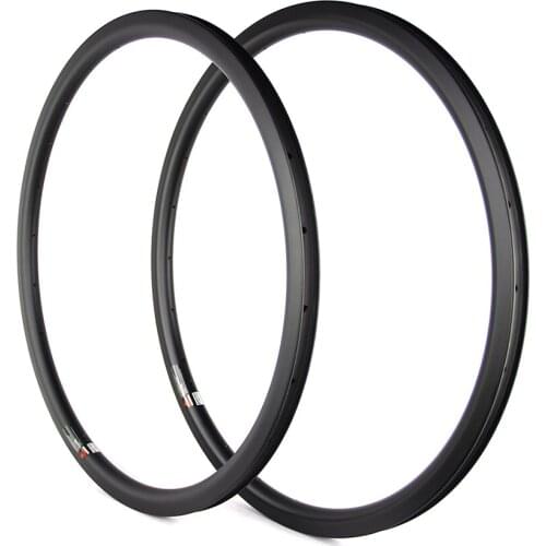 Special Price 21mm inner width 35mm Deep Carbon Fiber Road Bike Tubeless Light Weight Disc Brake Rims