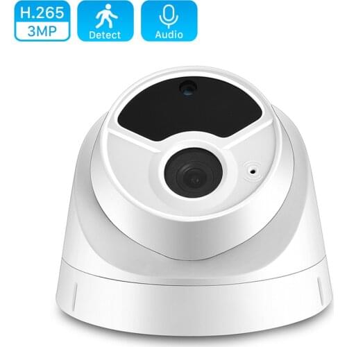 2MP 3MP IP Camera PoE H.265 1080P Built-in MIC Audio POE IR 20m CCTV IP Camera P2P RSTP Email Alert Dome Network Camera XMEye