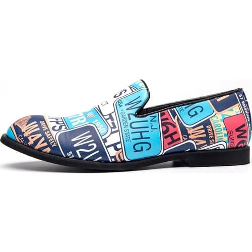 New Design Mens Casuals Shoes Slip-on Cozy PU Leather Loafers Plus Size 48 Fashion Mix Color Moccasin Spring Autumn Footweear