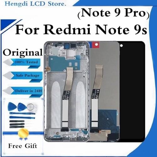LCD For Xiaomi Redmi Note 9S/Note 9 Pro LCD Display Touch Screen Digitizer Assembly Repair Parts