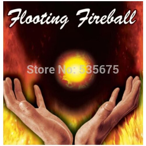 Floating Fireball (Gimmick + DVD) Magic Tricks Stage Close Up Magia Floating Ball Magie Fire Appearing Magica Gimmick Props