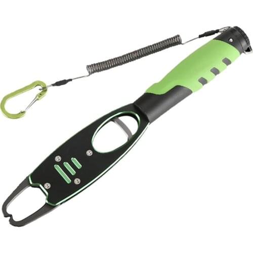 Fishing Aluminum Fishing Pliers Hook Remover Braid Line Cutting or Fish Lip Grip Grabber with Scale Multi-tools Accessories Tool