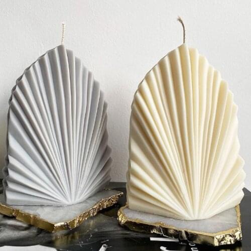 DIY Silicone Candle Mold 3D Handmade Leaf Scented Candle Making Resin Mould Aromatherapy Candle Soap Plaster Wax Mold Home Decor