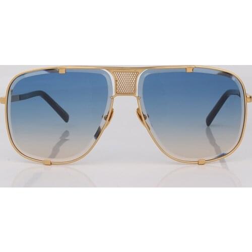 Metal frame over size sunglasses women with metal net fashion driving sunglasses for men