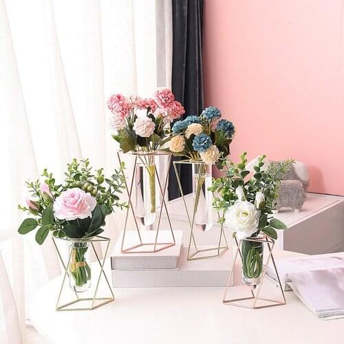 Glass Flower Vase Plant Pot Terrarium Vases Ornament Livingroom Planter Gift