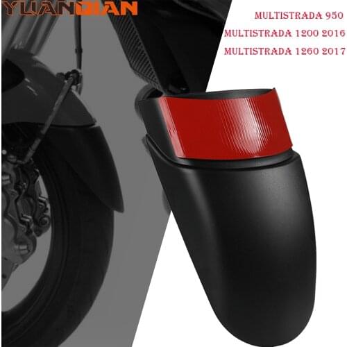 For DUCATI MULTISTRADA 950 1200 1260 Motorcycle Front Fender Mudguard Rear Extender Extension MULTISTRADA 1200 2016 1260 2017