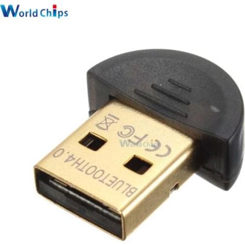 USB Bluetooth 4.0 Adapter Dual Mode Bluetooth Dongle Music Receiver Transmitter for Win10/7/ 8 / XP