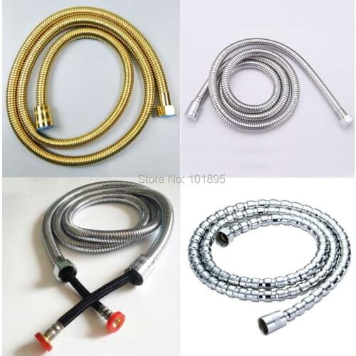 Luxury High Quality 5 Colors 3 Models 100M to 200M Length 1/2 Inch Screw Nut of Flexible Shower Hose X18275