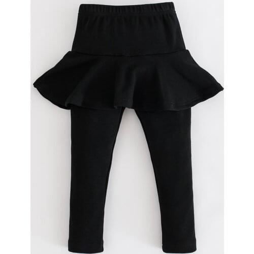 Baby Girl Skirt Pants Ruffle Leggings Autumn Cotton Pants Kids Leggings Age For 2-8 Yrs Little Girls Spring Children Clothing