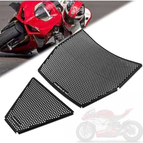 For Ducati Streetfighter V4/S 2020+ Panigale V4/S 2018 2019 Radiator Guard Set Motorcycle Radiator Grill Guard Cover Protector