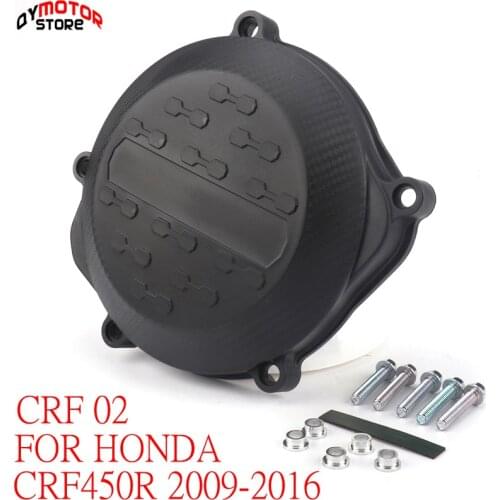 High quality Motorcycle Clutch Cover Protection Cover Fit For Honda CRF450R CRF 450R 450 2009 2010 2012 2011 2013 2014 2015 2016