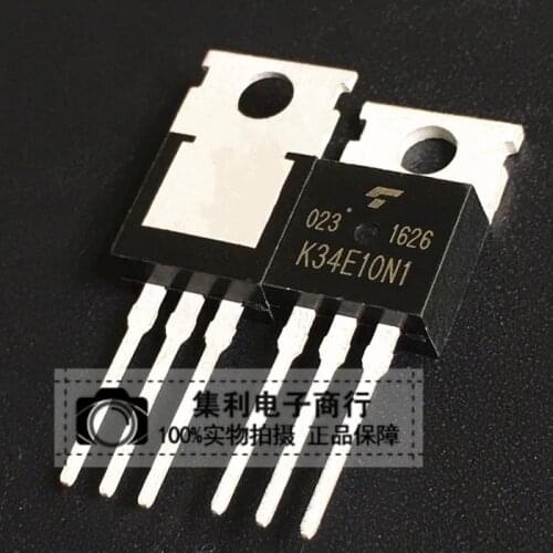 10pcs/lot TK34E10N1 K34E10N1 TO-220