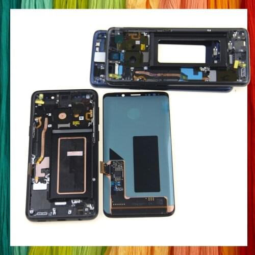 100% Tested For SAMSUNG Galaxy S9 S9+LCD Touch Screen Digitizer with Frame G960 G965 display AMOLED Replacement