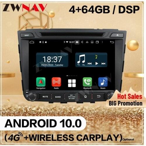 128GB Wireless 2 Din For HYUNDAI IX25 2014 2015 Android 10.0 Screen Multimedia Player Audio Radio GPS Navi Head Unit Auto Stereo
