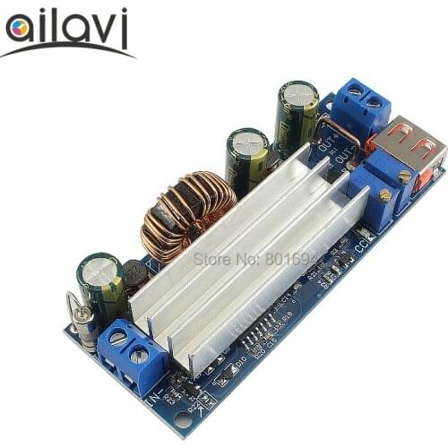 3.7V Booster Module DC 2-24V to 3-30v5V12V 18650 High Power Constant Voltage Constant Current 15A low voltage Boost 45w-80w