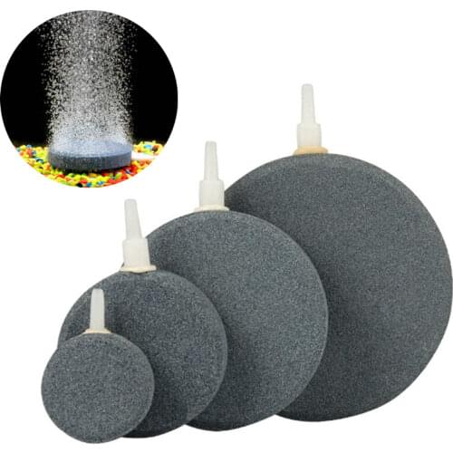 4/6/8cm Aquarium Fish Tank Pond Pump Air Bubble Disk Stone Aerator Oxygen Hydroponic Oxygen Plate Diffuser