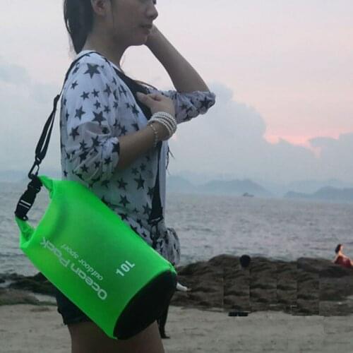 5L/15L PVC Waterproof Dry Bag Outdoor Sport Swimming Rafting Kayaking River Trekking Floating Sailing Storage Bag Portable