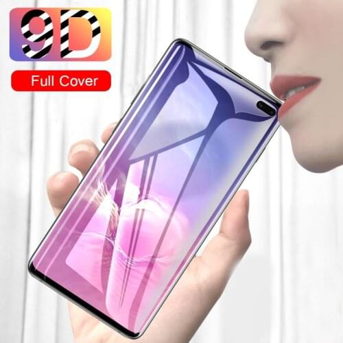 9D Coverage Tempered Glass for Samsung S20 Plus Ultra All Glue Phone glass For Samsung Note 10 Plus Lite Full Coverage 9H-Hard