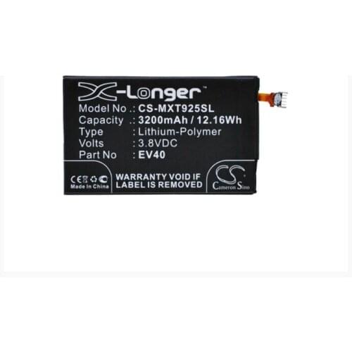 Cameron sino 3200mah battery for MOTOROLA Droid Razr HD Razr MAXX HD XT926 EV40 SNN5913A Mobile, SmartPhone Battery