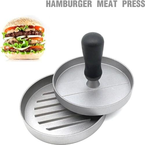 Non-Stick Round Hamburger Press For Kitchen Convenience Meat Beef Grill Burger Hamburger Maker Pastry Tools Kitchen Accessories