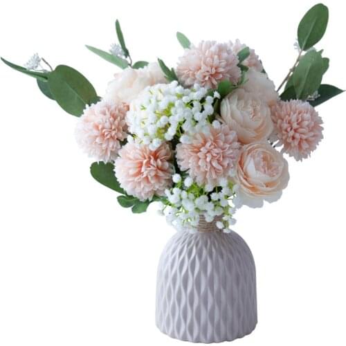 Northern Europe ins style simulated flower bouquet holding flowers in hand, table decoration ornaments, net red shop dec