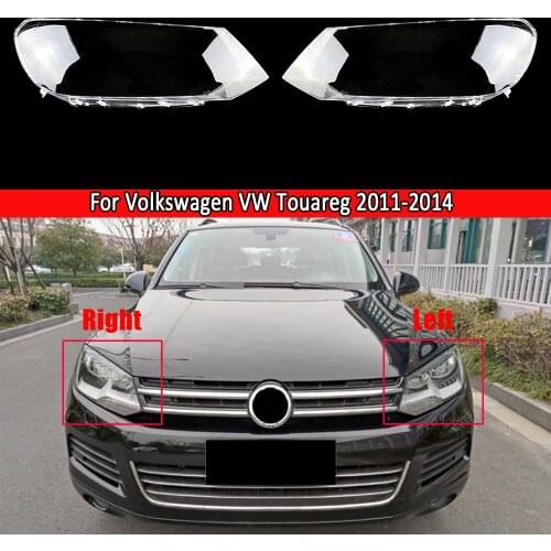Lampshade Headlamp Cover Transparent Lampshade Headlight Cover Shell Lamp Shade Lens For Volkswagen VW Touareg 2011-2014