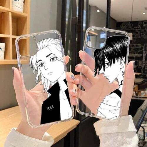 Tokyo revengers japanese anime Phone Case For iphone 13 12 11 8 7 plus mini x xs xr pro max Transparent soft