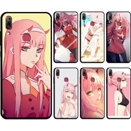 Zero Two Darling in the Franxx For Huawei Y3 Y5 Y6 Y7 2017 2018 Y9 Prime 2019 Y7A Y6P Y5P 2020 Nova 5T 2i 3i Phone Case