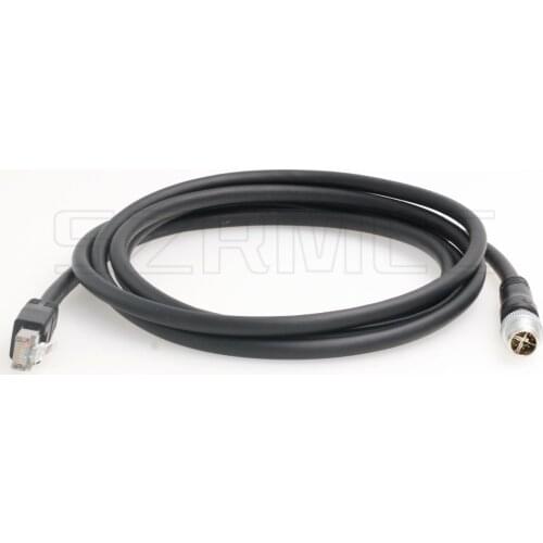M12 8 Pin X Code Male to RJ45 Ethernet Network Cat-6 TAIYO Shielded Cable for Sony Cognex Industrial Camera