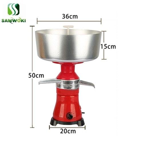 Electric Milk and Cream Separator fresh milk Skimming Machine Centrifuge Cream Separator 80L/h Creampurifier milk skimmer