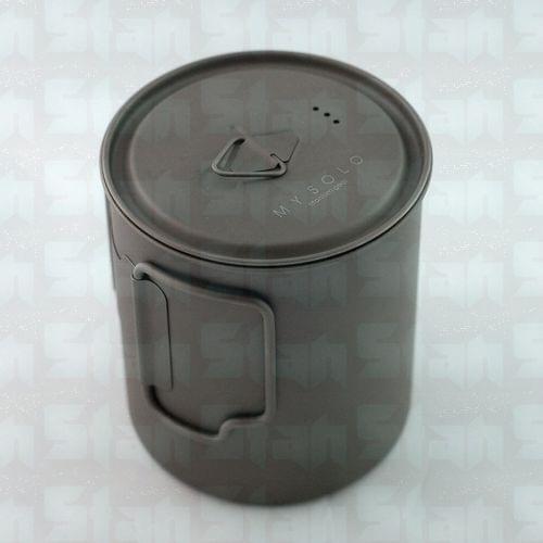 Pure Titanium Cup Mug Pot for Outdoor Picnic Camping 110g