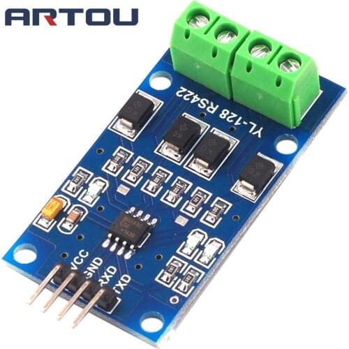 RS422 module transfers between TTL bidirectional signals Full duplex 422 turn microcontroller MAX490 TTL module
