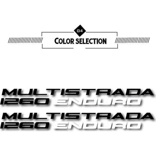 NEW Motorcycle Bicycle Reflective Sticker Tank Helmet LOGO Decals for DUCATI Multistrada 1200 Enduro multistrada1200 enduro