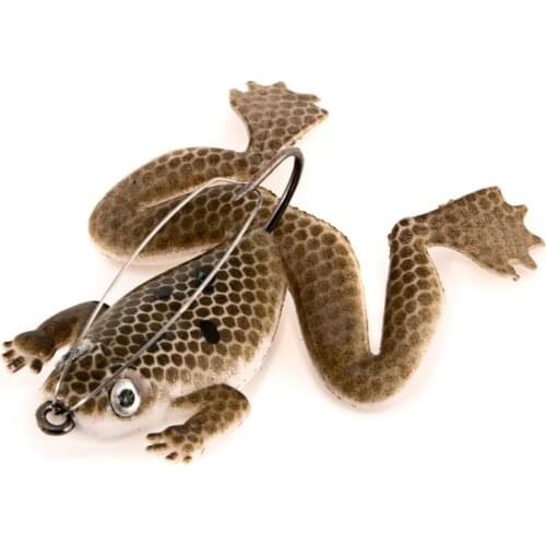 2021 New Artificial Fishing Lures Silicone Frog Bass Bait Hook Topwater Crankbaits Tackle