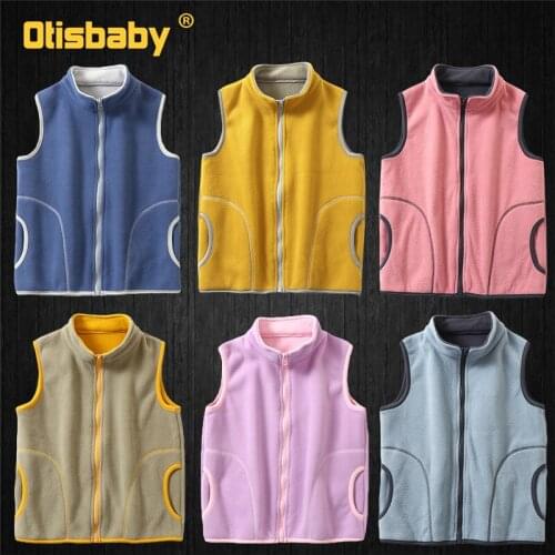 Autume Winter Cardigan Vest for Girl Boy Outwear Childrens Outerwear Clothing Vests Sleeveless Jacket for Girls Waistcoat Coat