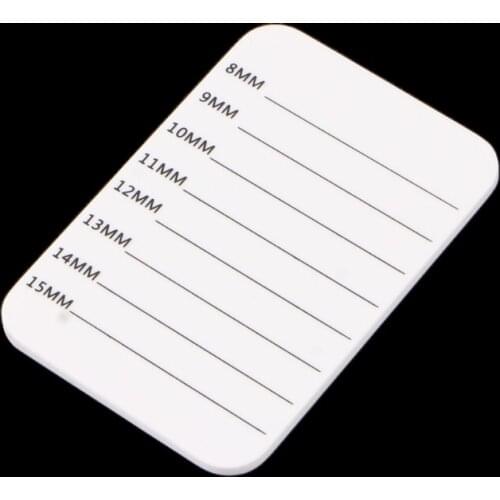 Individual Eyelash Extension Hand Plate Holder Lash Tray Strip Palette 14mm 15mm 50JF
