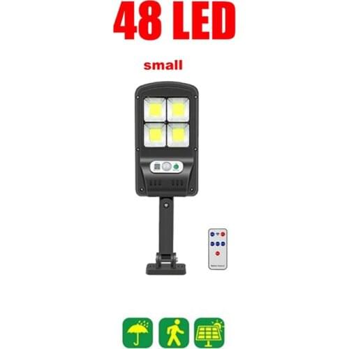 Tabular oblong Powerful Remote Control Solar Light Led Outdoor Solar Lamp Motion Sensor Garden Wall Street Decorative security l