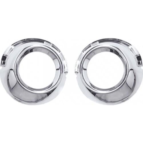 7452HC 7452SN 2Pcs Trim As-Bumper Front Fog Lamp Frame For Peugeot 307/307SW/307CROSS