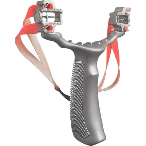 Powerful Sniper Eagle Slingshot Nine Generations Eagle Stainless Steel Adjusting Bow Door Precision Targeting Metal Slingshot