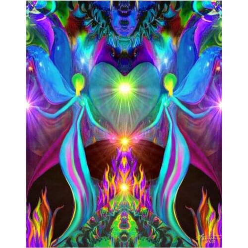 Christmas gift Diamond Mosaic colorfull angel 5D diy Diamond Painting cross stitch full square resin diamond embroidery sale