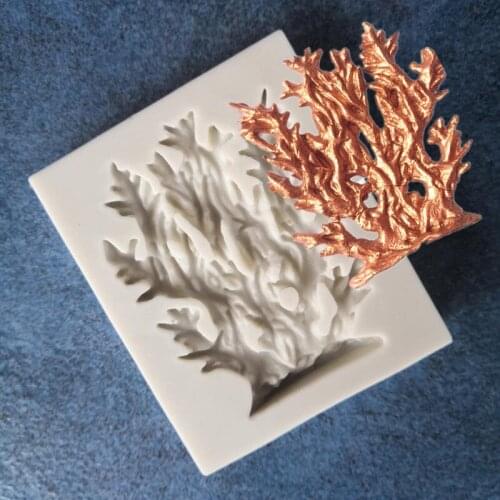 DIY Coral Foaming Silicone Mold Fondant Cake Chocolate Silicone Molding Cake Decoration Tools A1482