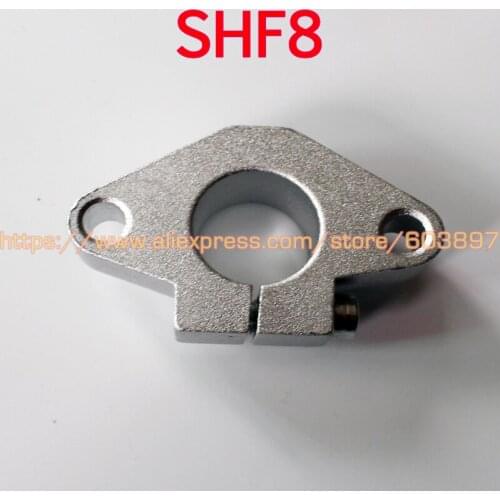 SHF8 Linear Rod Rail Shaft Support XYZ Table CNC route, shaft end supports horizontal type
