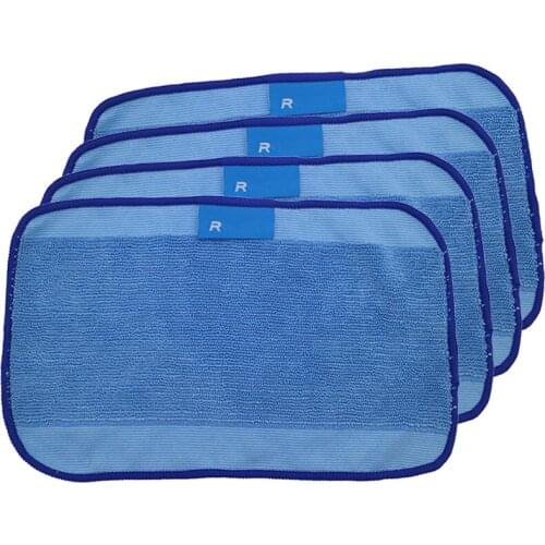 4pcs/Lot High quality Microfiber wet Mopping Cloths for iRobot Braava 321 380 320 380t mint 5200C 5200 4200 4205 Robot