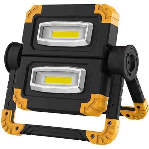 Outdoor 20W Portable Folding LED Repair Spotlight Super Bright COB LED Work Light AA Powered for Hunting Camping LED Flashlight