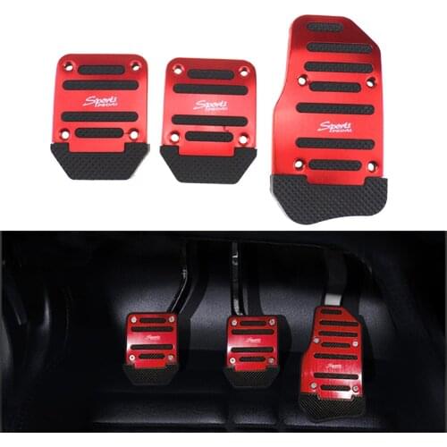 Universal Aluminum Anti-skid Automobile Accelerator Brake Pedal for Citroen C-Quatre C-Triomphe Picasso C1 C2 C3 C4 C4L C5 Elyse
