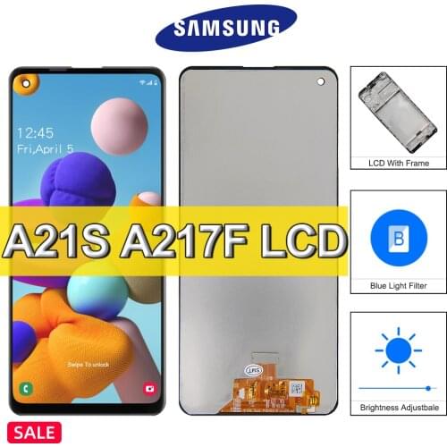 6.5" Original For Samsung Galaxy A21S Display A217F A217 LCD Touch Screen Digitizer Display For Galaxy A21S LCD A217F/DS A217H