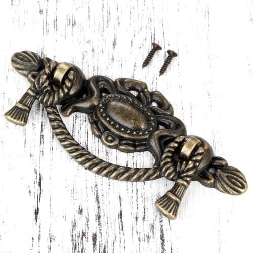 1pc Antique Pull Knob Cabinets Knobs 50*115mm Handles Door Drawer Cupboard Handle Kitchen Handle Pull Furniture Fittings
